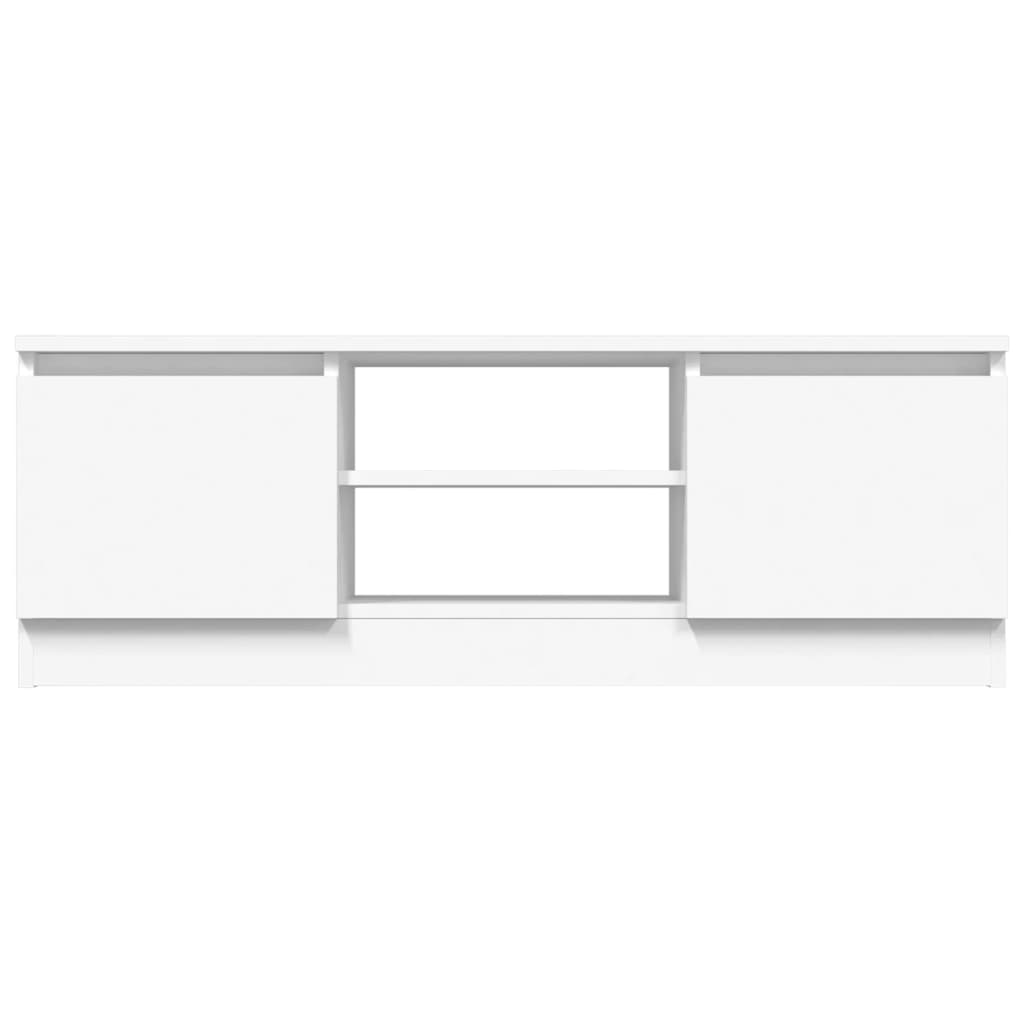 TV-Schrank mit Tür Weiß 102x30x36 cm