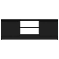Thumbnail for TV-Schrank mit Tür Schwarz 102x30x36 cm