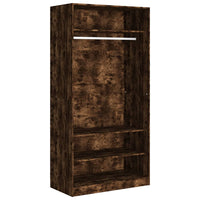 Thumbnail for Kleiderschrank Räuchereiche 100x50x200 cm Holzwerkstoff
