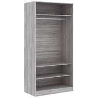 Thumbnail for Kleiderschrank Grau Sonoma 100x50x200 cm Holzwerkstoff