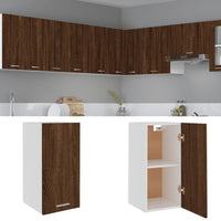 Thumbnail for Hängeschrank Braun Eichen-Optik 29,5x31x60 cm Holzwerkstoff