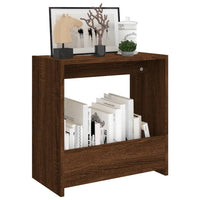 Thumbnail for Beistelltisch Braun Eichen-Optik 50x26x50 cm Holzwerkstoff