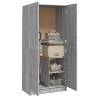 Thumbnail for Kleiderschrank Grau Sonoma 82,5x51,5x180 cm Holzwerkstoff