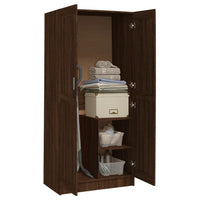 Thumbnail for Kleiderschrank Braun Eichen-Optik 82,5x51,5x180cm Holzwerkstoff