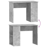 Thumbnail for Schreibtisch Betongrau 100x55x75 cm Holzwerkstoff