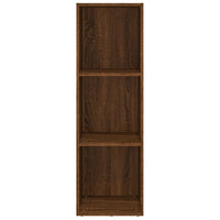 Thumbnail for Bücherschrank/TV-Schrank Braun Eichen-Optik 36x30x114 cm