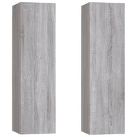 Thumbnail for TV-Wandschränke 2 Stk. Grau Sonoma 30,5x30x110 cm