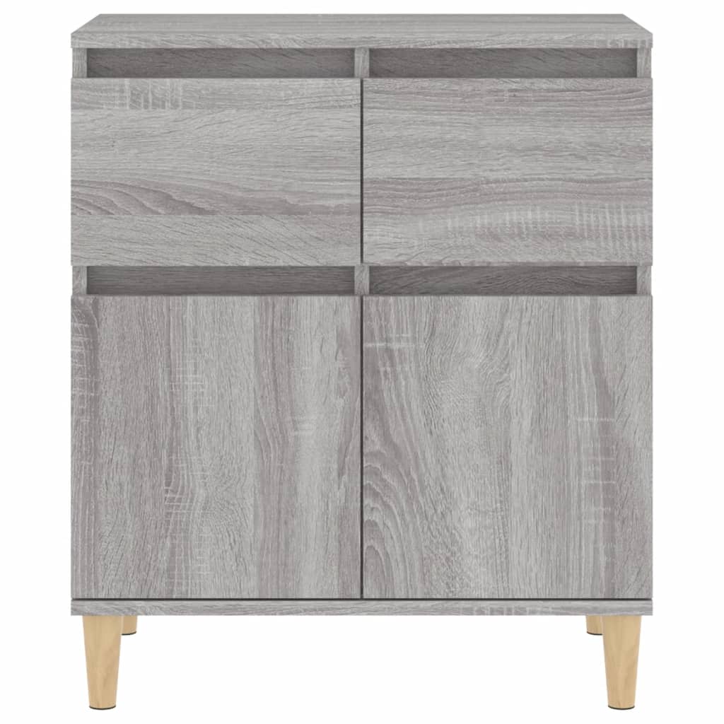 Sideboard Grau Sonoma 60x35x70 cm Holzwerkstoff
