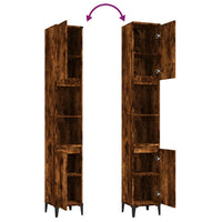 Thumbnail for Badschrank Räuchereiche 30x30x190 cm Holzwerkstoff