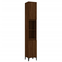 Thumbnail for Badschrank Braun Eichen-Optik 30x30x190 cm Holzwerkstoff