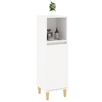 Thumbnail for Badschrank Weiß 30x30x100 cm Holzwerkstoff