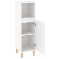 Thumbnail for Badschrank Weiß 30x30x100 cm Holzwerkstoff