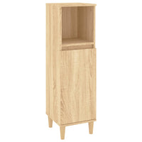Thumbnail for Badschrank Sonoma-Eiche 30x30x100 cm Holzwerkstoff
