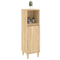 Thumbnail for Badschrank Sonoma-Eiche 30x30x100 cm Holzwerkstoff