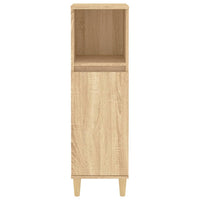 Thumbnail for Badschrank Sonoma-Eiche 30x30x100 cm Holzwerkstoff