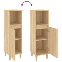 Thumbnail for Badschrank Sonoma-Eiche 30x30x100 cm Holzwerkstoff