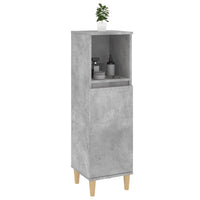 Thumbnail for Badschrank Betongrau 30x30x100 cm Holzwerkstoff