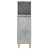 Thumbnail for Badschrank Betongrau 30x30x100 cm Holzwerkstoff