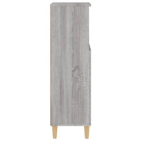 Thumbnail for Badschrank Grau Sonoma 30x30x100 cm Holzwerkstoff