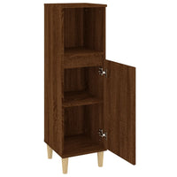 Thumbnail for Badschrank Braun Eichen-Optik 30x30x100 cm Holzwerkstoff