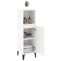 Thumbnail for Badschrank Weiß 30x30x100 cm Holzwerkstoff