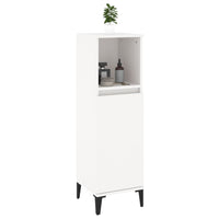 Thumbnail for Badschrank Weiß 30x30x100 cm Holzwerkstoff