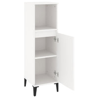 Thumbnail for Badschrank Weiß 30x30x100 cm Holzwerkstoff