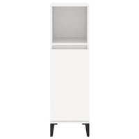 Thumbnail for Badschrank Weiß 30x30x100 cm Holzwerkstoff