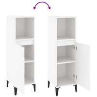 Thumbnail for Badschrank Weiß 30x30x100 cm Holzwerkstoff