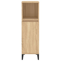 Thumbnail for Badschrank Sonoma-Eiche 30x30x100 cm Holzwerkstoff