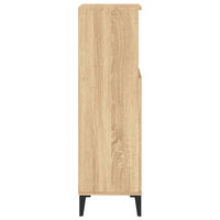Thumbnail for Badschrank Sonoma-Eiche 30x30x100 cm Holzwerkstoff