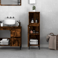 Thumbnail for Badschrank Räuchereiche 30x30x100 cm Holzwerkstoff