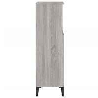 Thumbnail for Badschrank Grau Sonoma 30x30x100 cm Holzwerkstoff