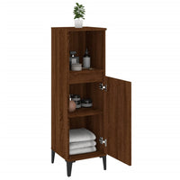 Thumbnail for Badschrank Braun Eichen-Optik 30x30x100 cm Holzwerkstoff