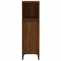 Thumbnail for Badschrank Braun Eichen-Optik 30x30x100 cm Holzwerkstoff