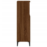 Thumbnail for Badschrank Braun Eichen-Optik 30x30x100 cm Holzwerkstoff
