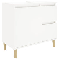 Thumbnail for Badschrank Weiß 65x33x60 cm Holzwerkstoff