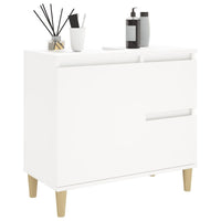 Thumbnail for Badschrank Weiß 65x33x60 cm Holzwerkstoff