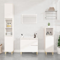 Thumbnail for Badschrank Weiß 65x33x60 cm Holzwerkstoff