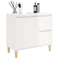 Thumbnail for Badschrank Hochglanz-Weiß 65x33x60 cm Holzwerkstoff