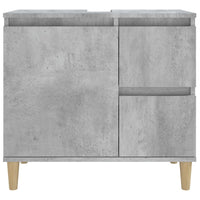 Thumbnail for Badschrank Betongrau 65x33x60 cm Holzwerkstoff