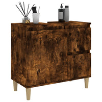 Thumbnail for Badschrank Räuchereiche 65x33x60 cm Holzwerkstoff