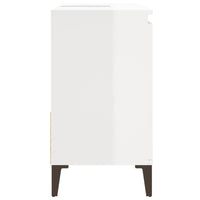 Thumbnail for Badschrank Hochglanz-Weiß 65x33x60 cm Holzwerkstoff