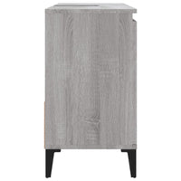 Thumbnail for Badschrank Grau Sonoma 65x33x60 cm Holzwerkstoff