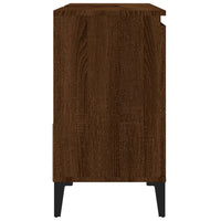 Thumbnail for Badschrank Braun Eichen-Optik 65x33x60 cm Holzwerkstoff
