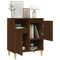 Thumbnail for Sideboard Braun Eichen-Optik 60x35x70 cm Holzwerkstoff