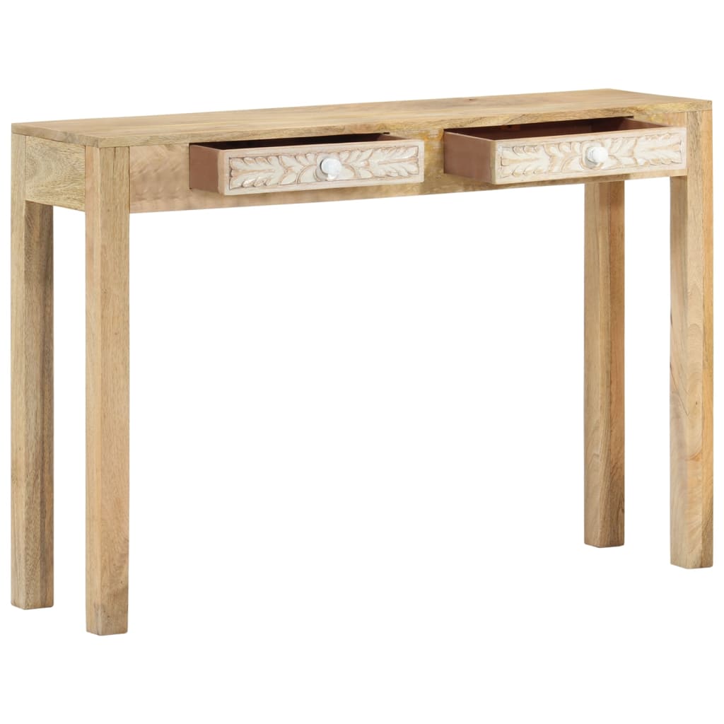 Konsolentisch 110x30x75 cm Gebleichtes Massivholz Mango