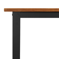 Thumbnail for Gartentisch mit Beinen in U-Form 140×80×75 cm Massivholz Akazie