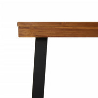 Thumbnail for Gartentisch 150x90x75 cm Massivholz Akazie