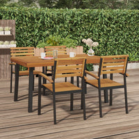 Thumbnail for Gartentisch 150x90x75 cm Massivholz Akazie